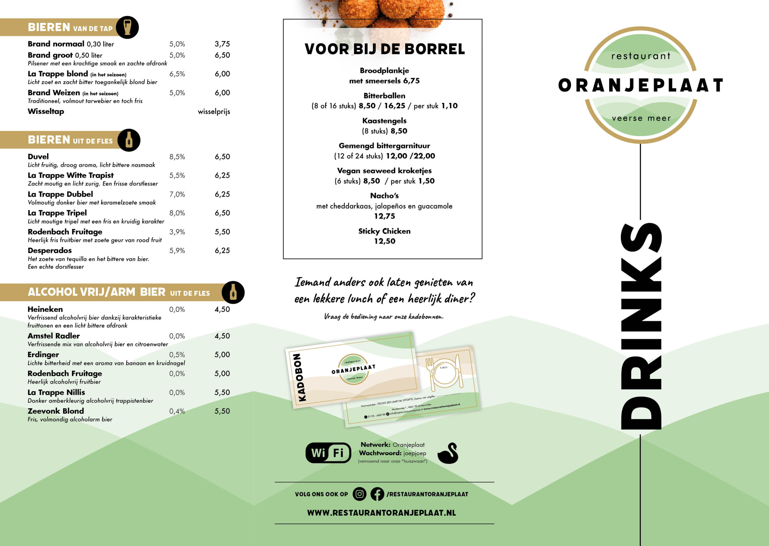 Drankenkaart Oranjeplaat2