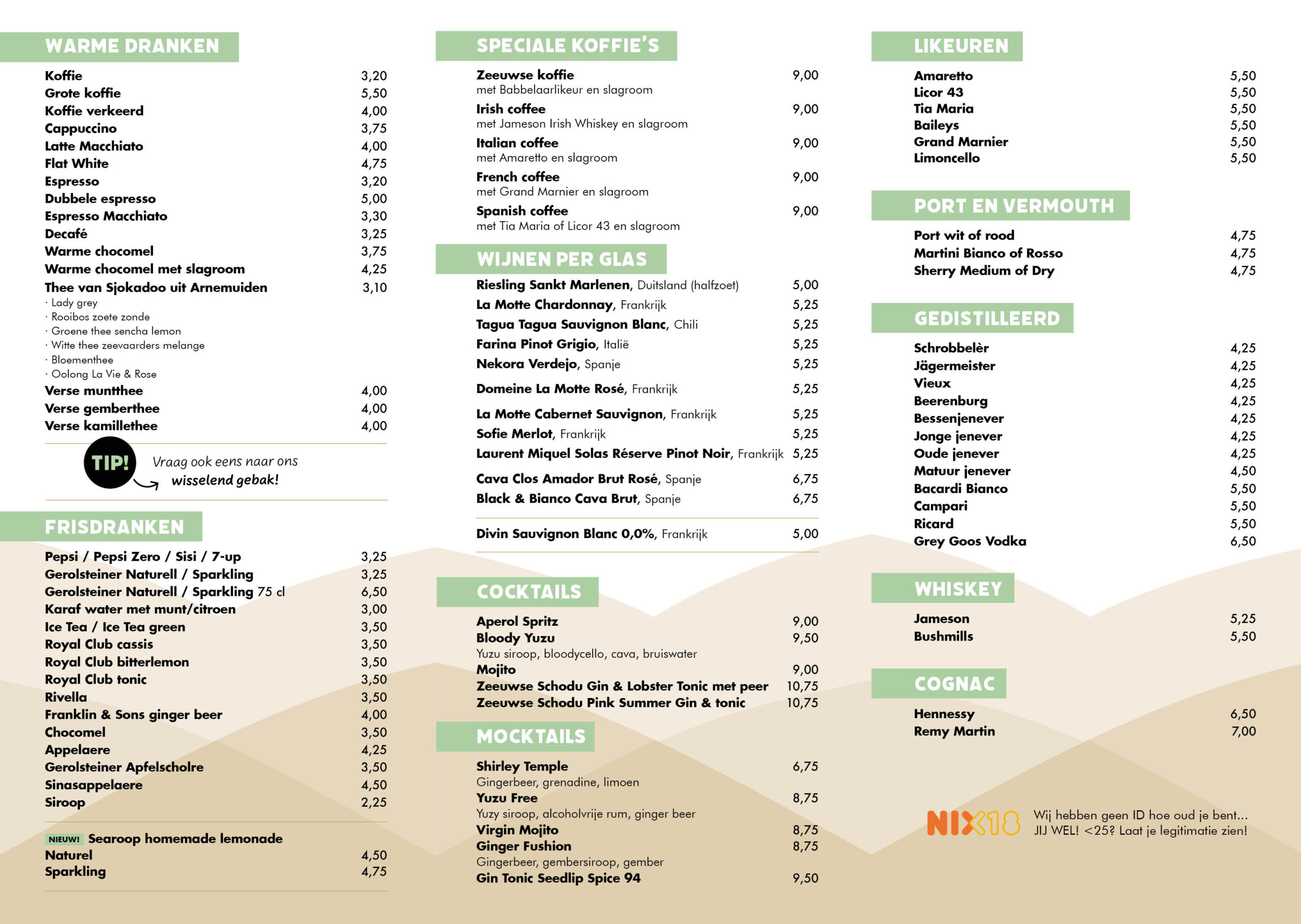 Drankenkaart Oranjeplaat2